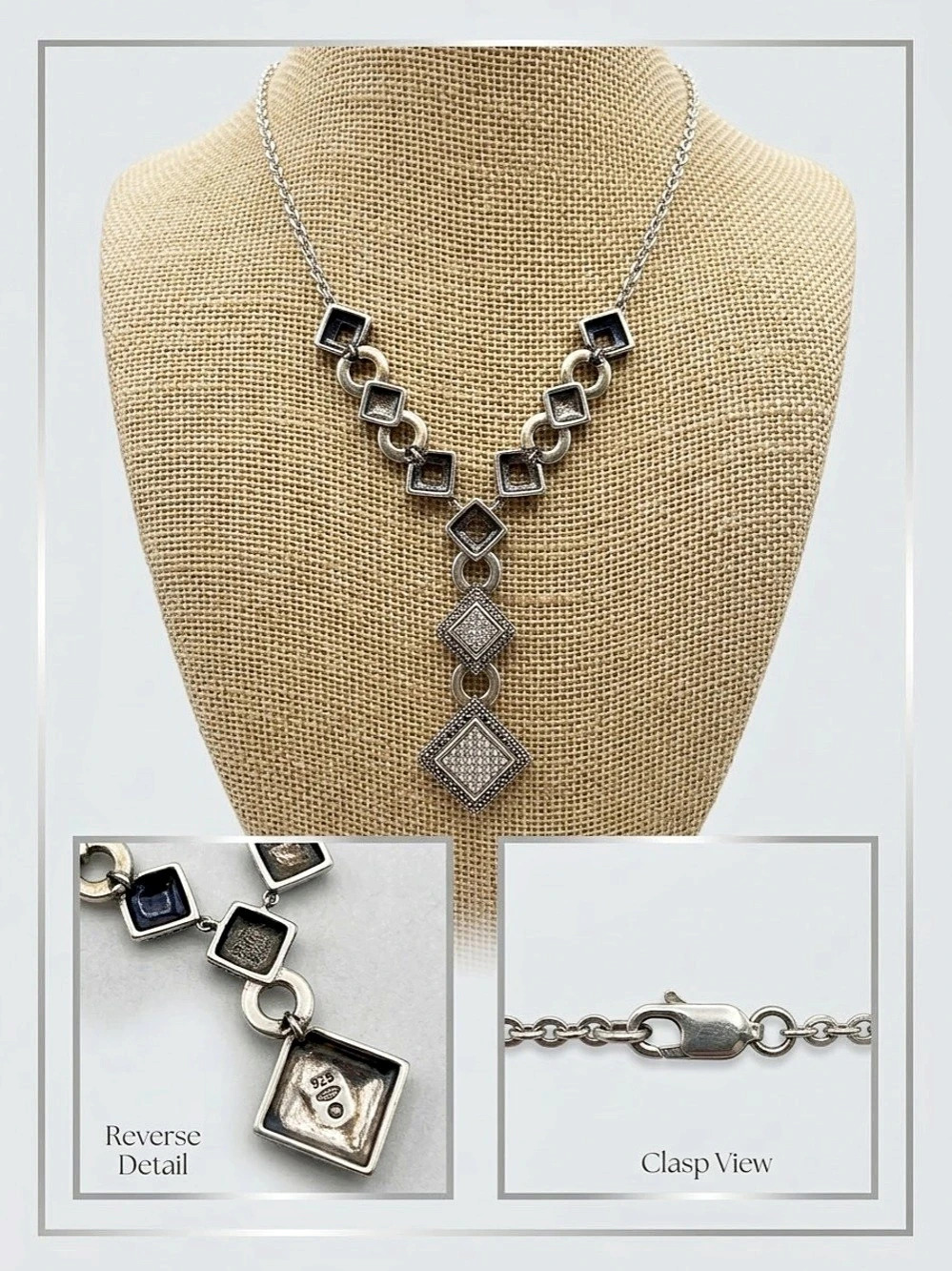VTG ~ Judith Jack .925 Lariat Necklace$175